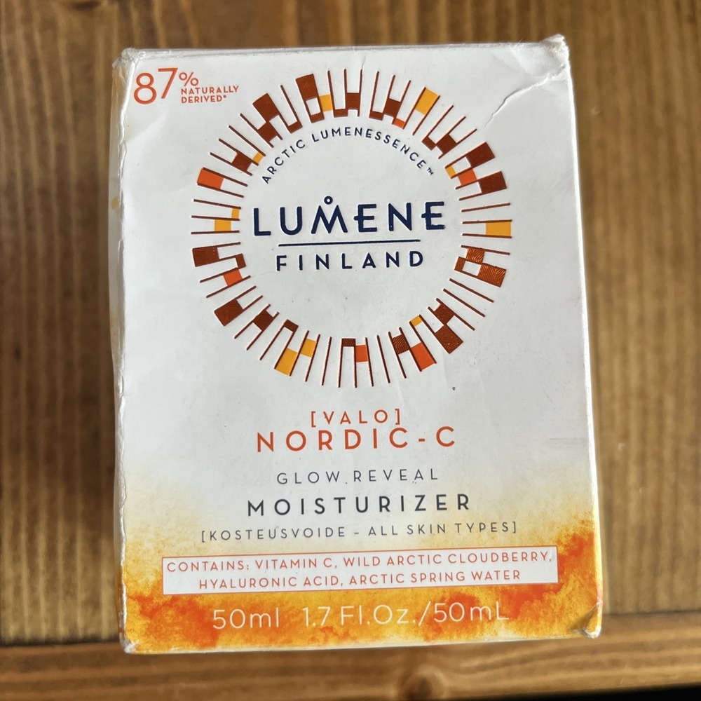 LUMENE ~‎ NORDIC-C GLOW REVEAL MOISTURIZER ~ 1.7 OZ